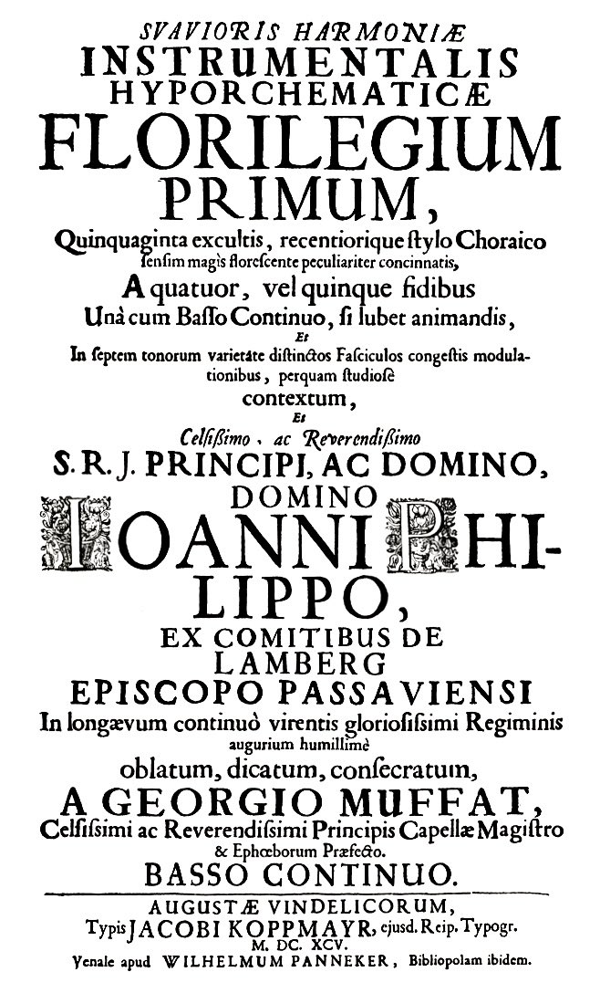 arcomelo2013's tweet image. All of Europe, united in peace through music
GEORG MUFFAT, “Florilegium Primum”, 1695:

« Il strepito, e le cagioni dell’armi sono lontane da me… »