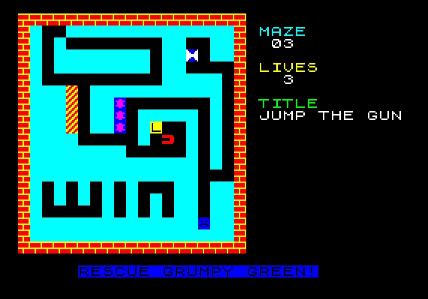 THE HAKKISACKS -ZX Spectrum-: The Hakkisacks is written in Basic