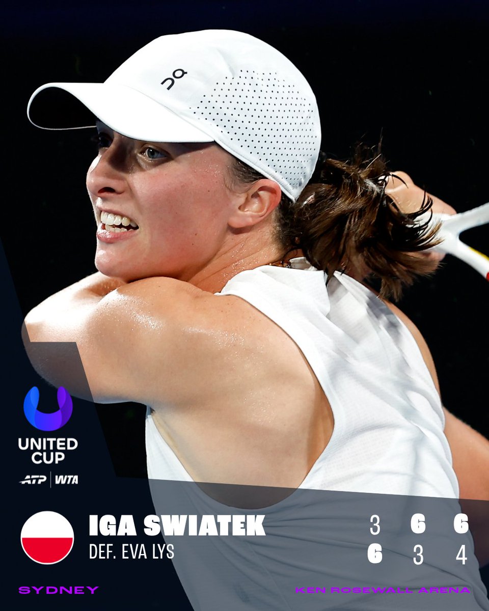 Edge of your seat kind of tennis.

<a href="/iga_swiatek/">Iga Świątek</a> comes through to seal the tie for Poland 🇵🇱