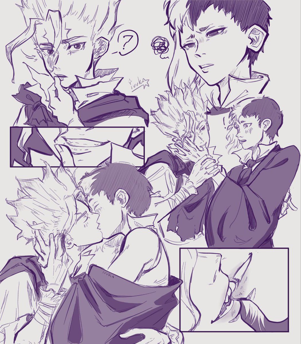 ivvka_ww's tweet photo. careful, he's biting.

#sengen #DrSTONE https://t.co/5UpuBgS1GZ