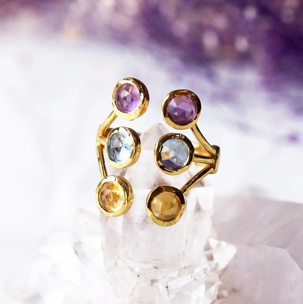 シトリンアンク♡♡No.2148 シトリンアンク♡♡No.2148 ハワイのブルージェイドバインのように鮮やかで