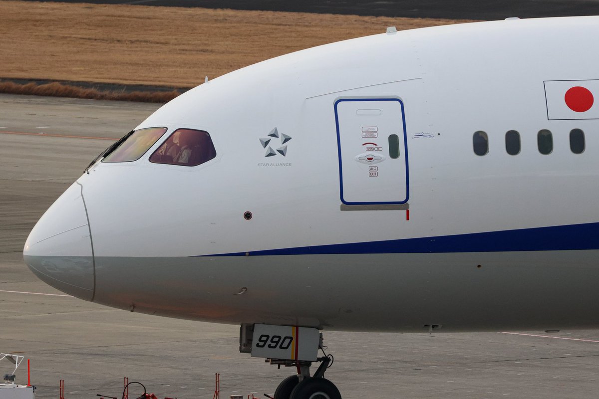 2026/1 ITM ANA B78X JA990A JA990Aようやく撮れた！ B78Xって、L1ドア