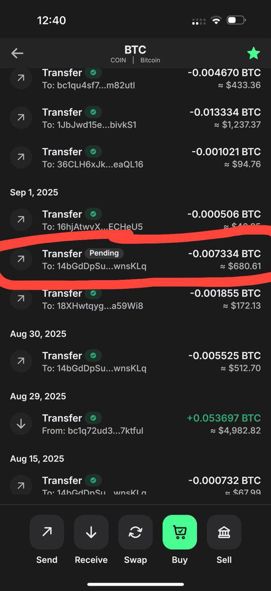 jackson81840372's tweet photo. @TrustWallet Hello . I need help 
I sent out $800 since September 1 2025 and it came out as failed to the delivery wallet . 

But it still shows pending on my trust wallet and the money deducted has not been deposited back to my trust wallet balance . This issue is rare and I really need help https://t.co/xo0Ov4q1R3