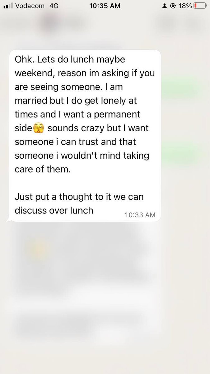 MaoengKekeletso's tweet photo. People who are married get lonely 😳 https://t.co/GZPKndzER1