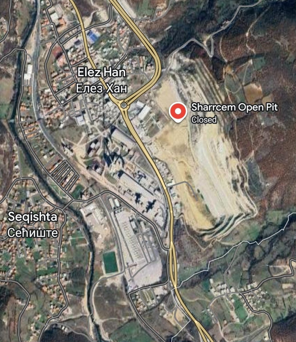 Skopje nema samo problem zagaduvanje so Titan Usje tuku i so Titan Sharrcem na sama granica kaj Elezi Han samo da vi kazam da ne ne ste znaele