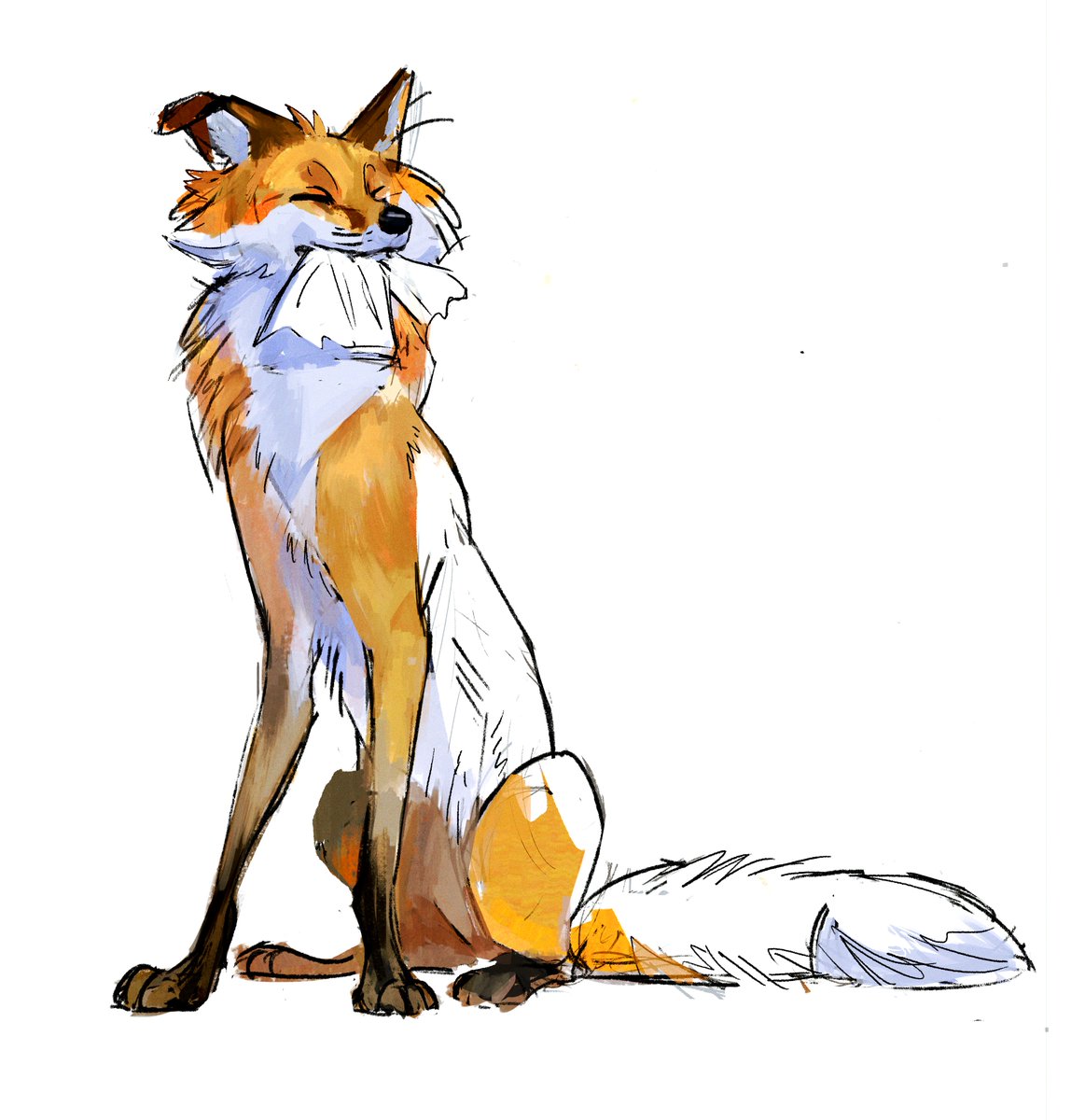 Stray_pixel's tweet image. an old sketch that I like