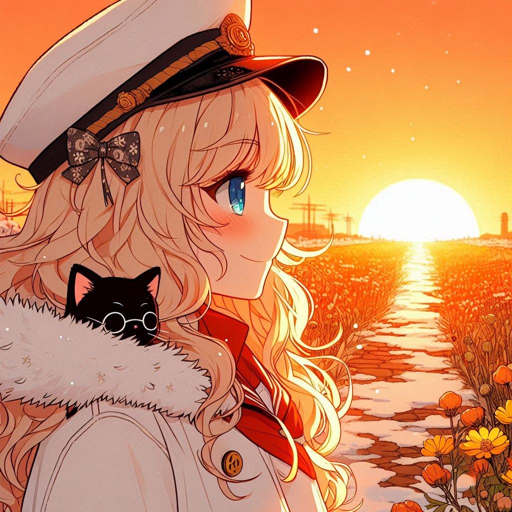 AiRocha9260's tweet image. 本日もお疲れさまでした！！にゃん！🥰✨
お仕事疲れましたね～💦
ゆっくり休んでまた明日も頑張りましょう～✊✨
それでは、また明日、おやすみなさい～😊💤
#AIイラスト　#DALLE