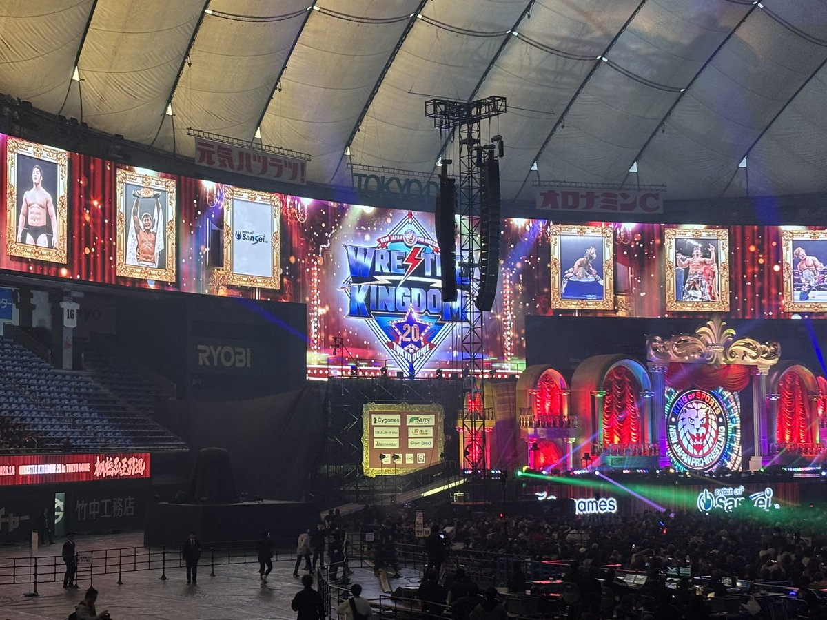 初の新日本プロレス観戦でした！
全部全部すごかった！
すごいとしかいえないぐらいすごかった！

#njwk20 #棚橋引退