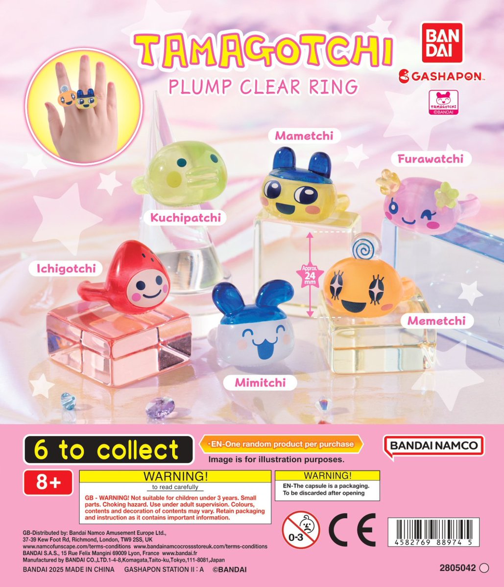 gashaponshopuk's tweet image. 💥 Dragon Ball Daima Swing Collection 3
💖 The Powerpuff Girls Mascot Cap Charms
🌈 Tamagotchi Plump Clear Rings

#Gashapon #GashaponUK #CamdenMarket