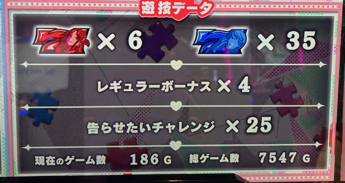 hitodeKY's tweet image. かぐや
投資2754枚、回収6374枚

設定不明のまま終了
打感的にいつもより
・AT伸びやすい
・ゾーンで引っかかりやすい
のみ。解析出してください