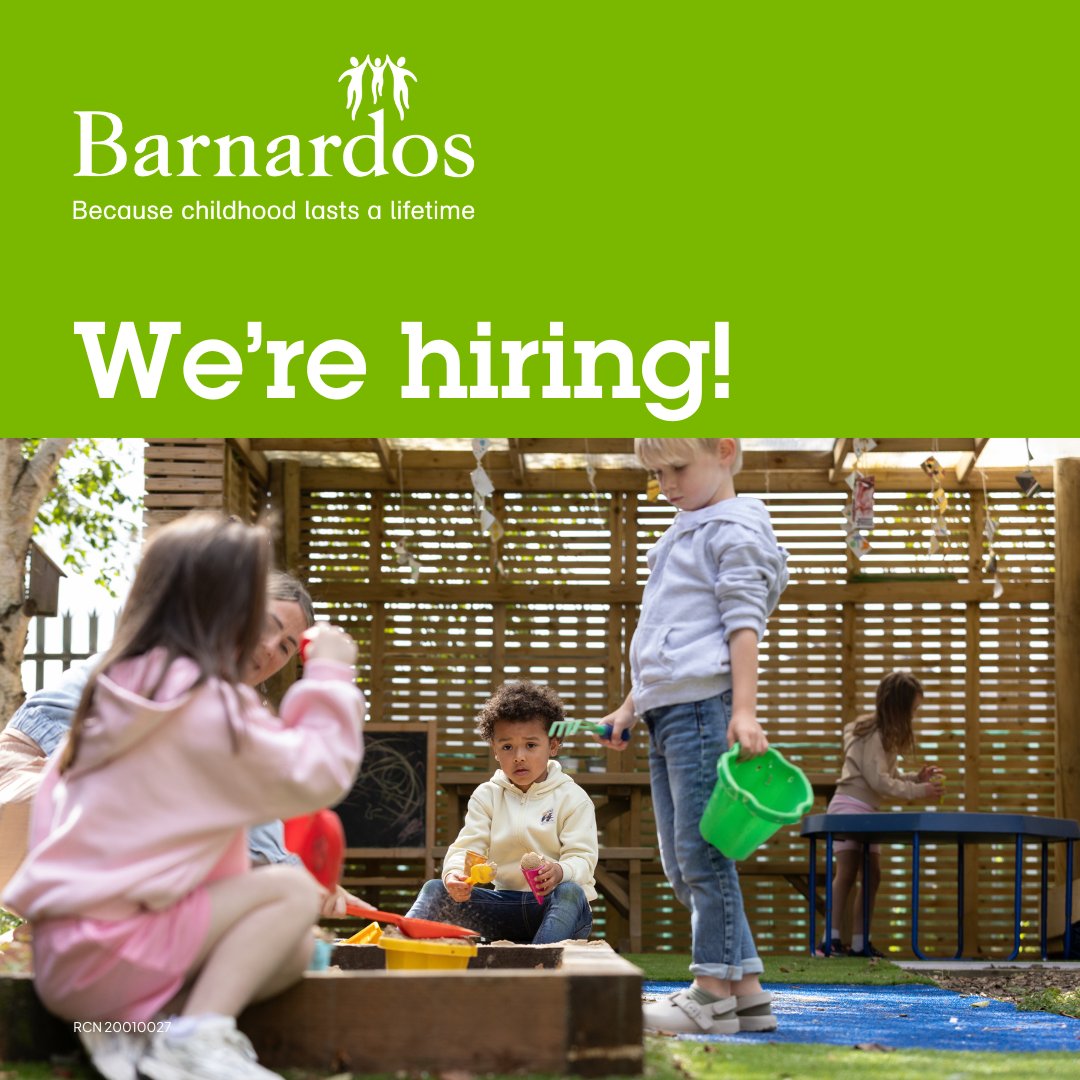 Children playing outdoors in a shaded area with a wooden fence, with text on top of the image saying 