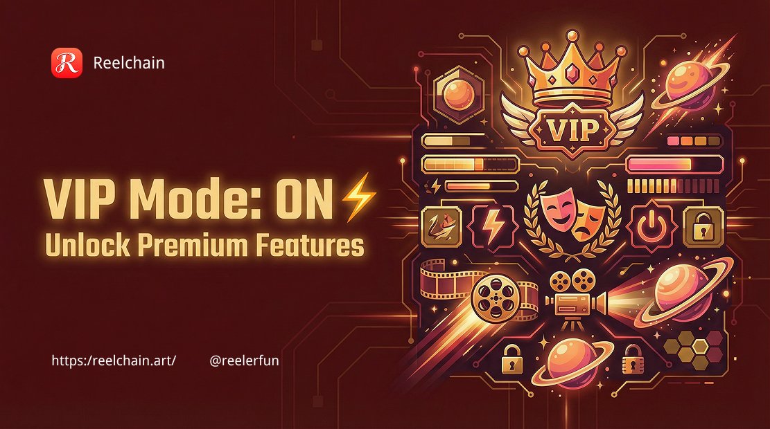 In Web3, attention is the asset — but only a few platforms actually reward it. 👀

ReelChain is building an AI-powered creator co-creation ecosystem where users and creators grow together.

With ReelChain VIP 💎, you unlock 🎬 more content, ⚡️ earn points faster, and 🚀 redeem