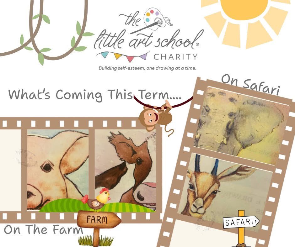 A new term is coming to The Little Art School!

Little Artist Club: On the Farm
Foundation Classes: On Safari

FREE first class for new students
Sibling discounts available

We can’t wait to welcome you back for another confidence-boosting term 💛
🔗 littleartschool.co.uk/childrens-stud…