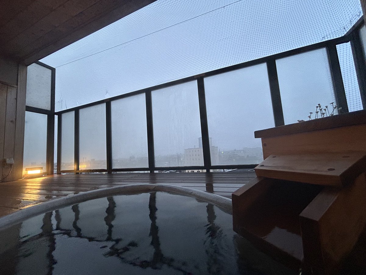 げんき調べし損ねてましたが、雪の中の露天風呂もしっかり堪能して、祖母や叔父叔母も訪問して帰途についております🚄
私は明日から仕事始め！もりもり働くぞ💪あ、あと娘の宿題総点検と、雑巾縫い🤣