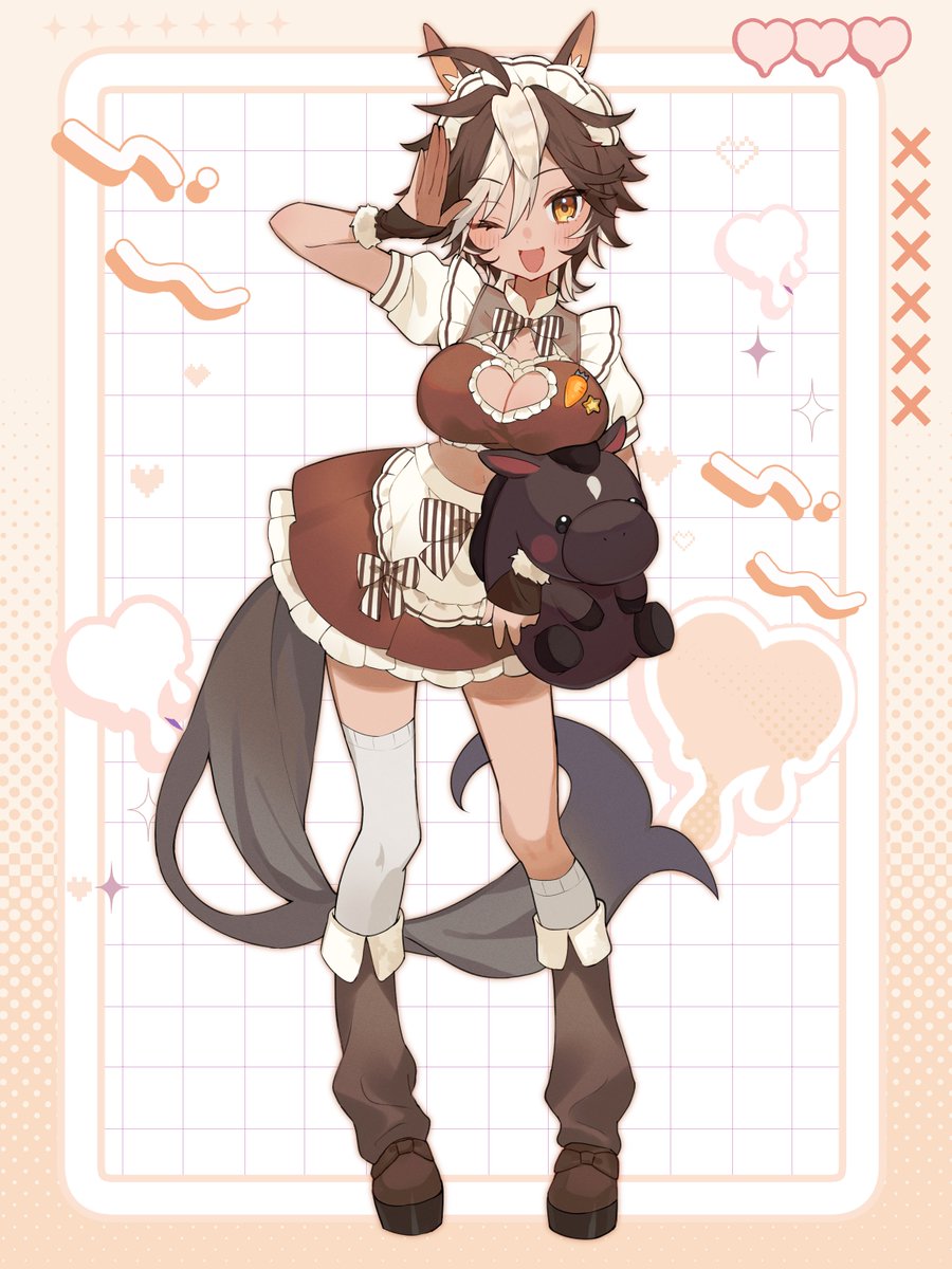 UmariTomoe's tweet photo. Tomoe the tomboy maid horse girl!

@/akrngo_0708 https://t.co/t2Vw2jH3FJ