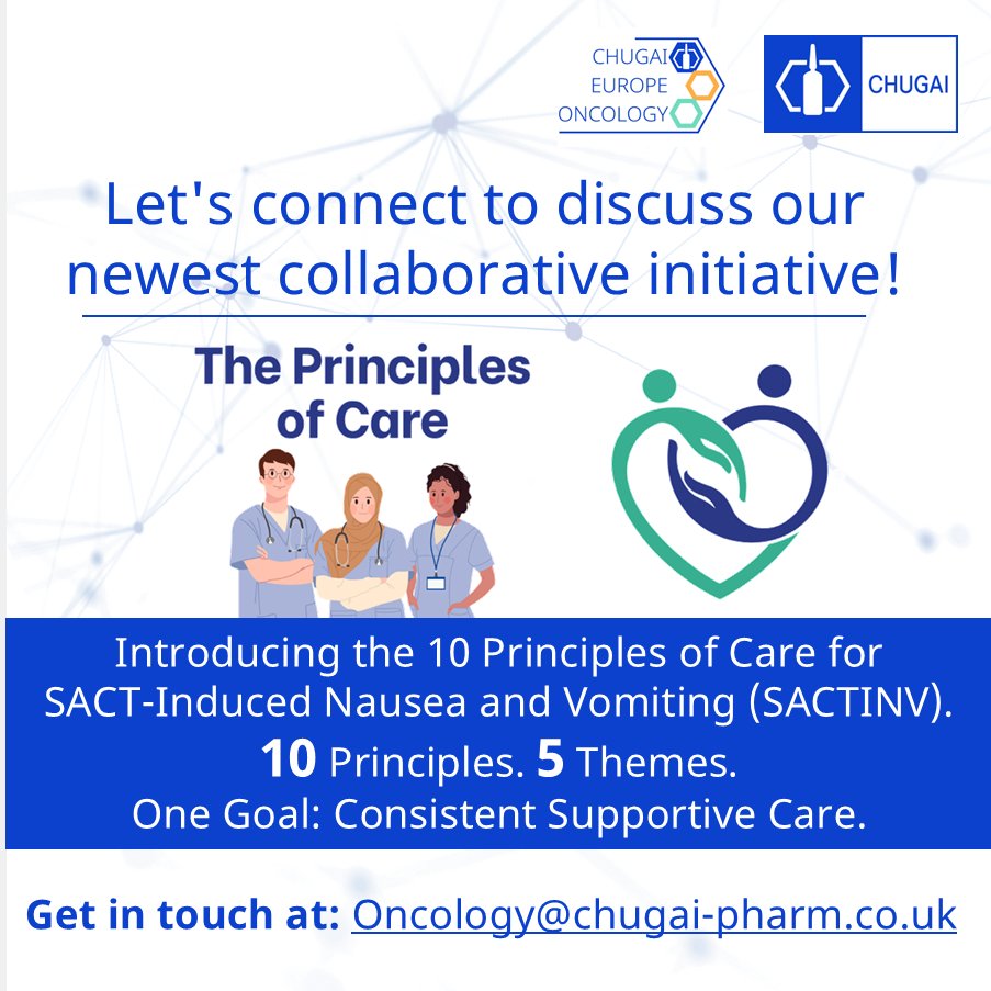 ChugaiEurope's tweet photo. Attending ASCO #GI26? Let’s connect!

We’re excited to share how supportive care makes good cancer care possible. Ask us about our Principles of Care initiative to help improve your patient outcomes.

📩Oncology@chugai-pharm.co.uk

#ASCO #SupportiveCare

C-GB-00002047|Jan 2026 https://t.co/IbHyy7PsjC