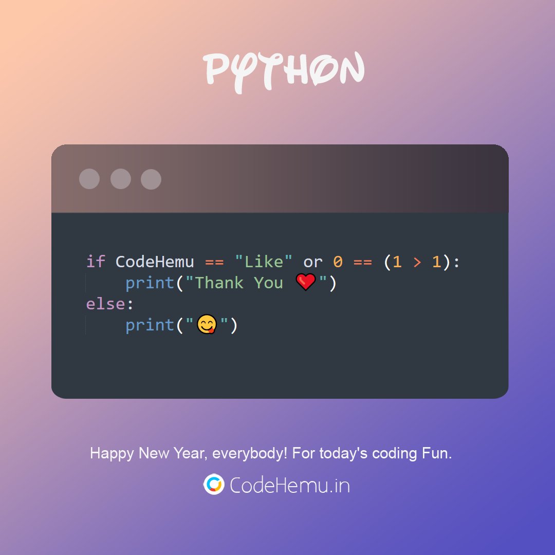 codehemu's tweet photo. Happy New Year, everybody! https://t.co/hoY2tdI0P0