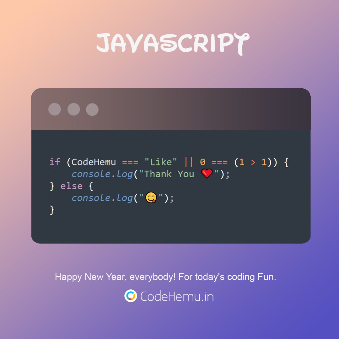 codehemu's tweet photo. Happy New Year, everybody! https://t.co/hoY2tdI0P0