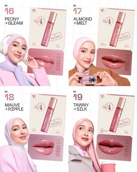 wardahbeauty's tweet photo. buat kamu yang 🎀𝓭𝓮𝓶𝓾𝓻𝓮🎀, mana glasting muted shades yang kamu pilih?🌸
#WardahGlasting #WardahGlastingMutedShades #GlastingMuted https://t.co/SIO3plBgdo