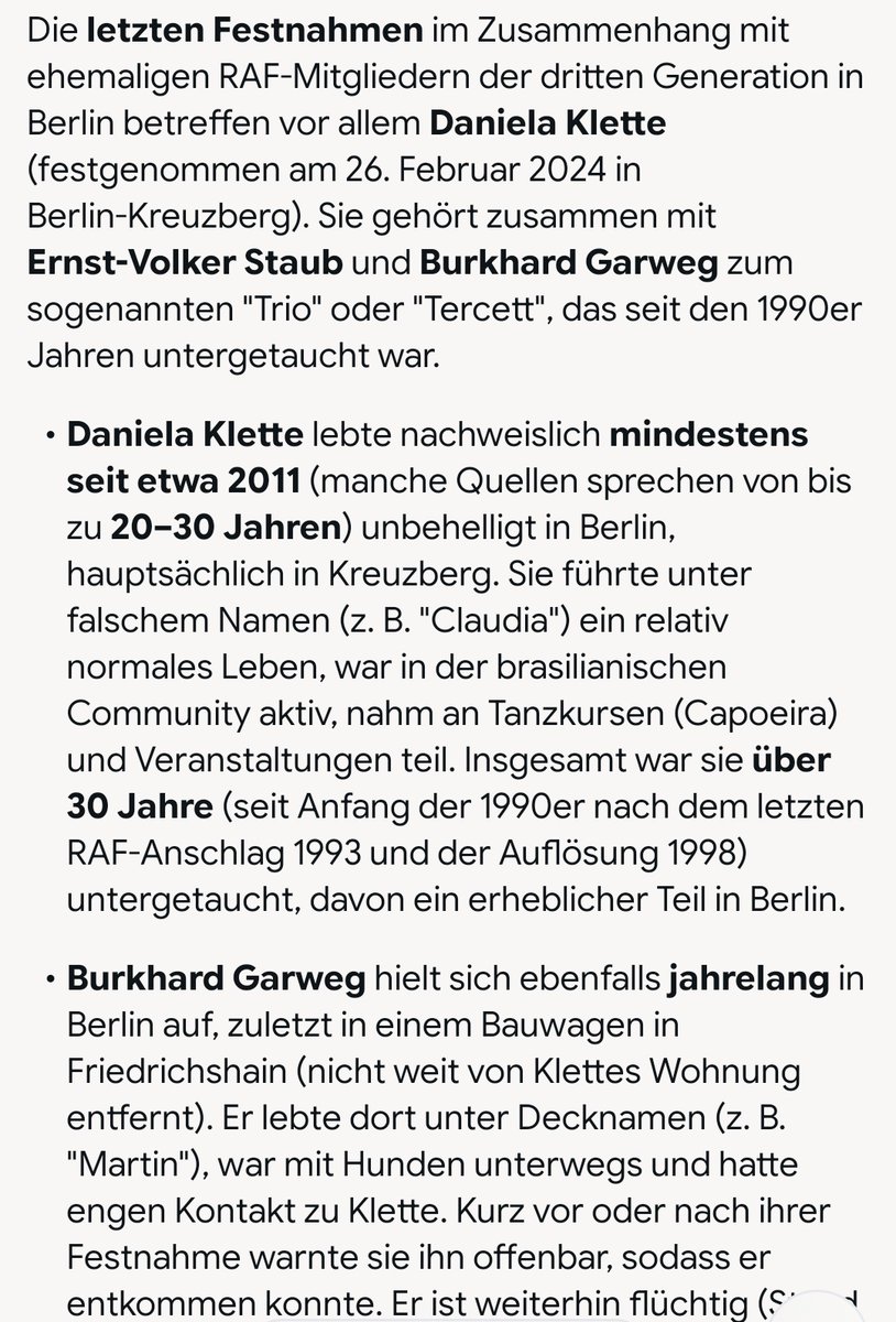 AlgaRata's tweet photo. Wer sich über das Versagen in Berlin aufregt und sagt das wären keine Linksextremisten die für den Anschlag verantwortlich waren dem sei daran erinnert dass #RAF Terrioristen jahrzehntelang unbehelligt in #Berlin wohnen konnten.
#Klette
#Garweg https://t.co/D5e03kc0e8
