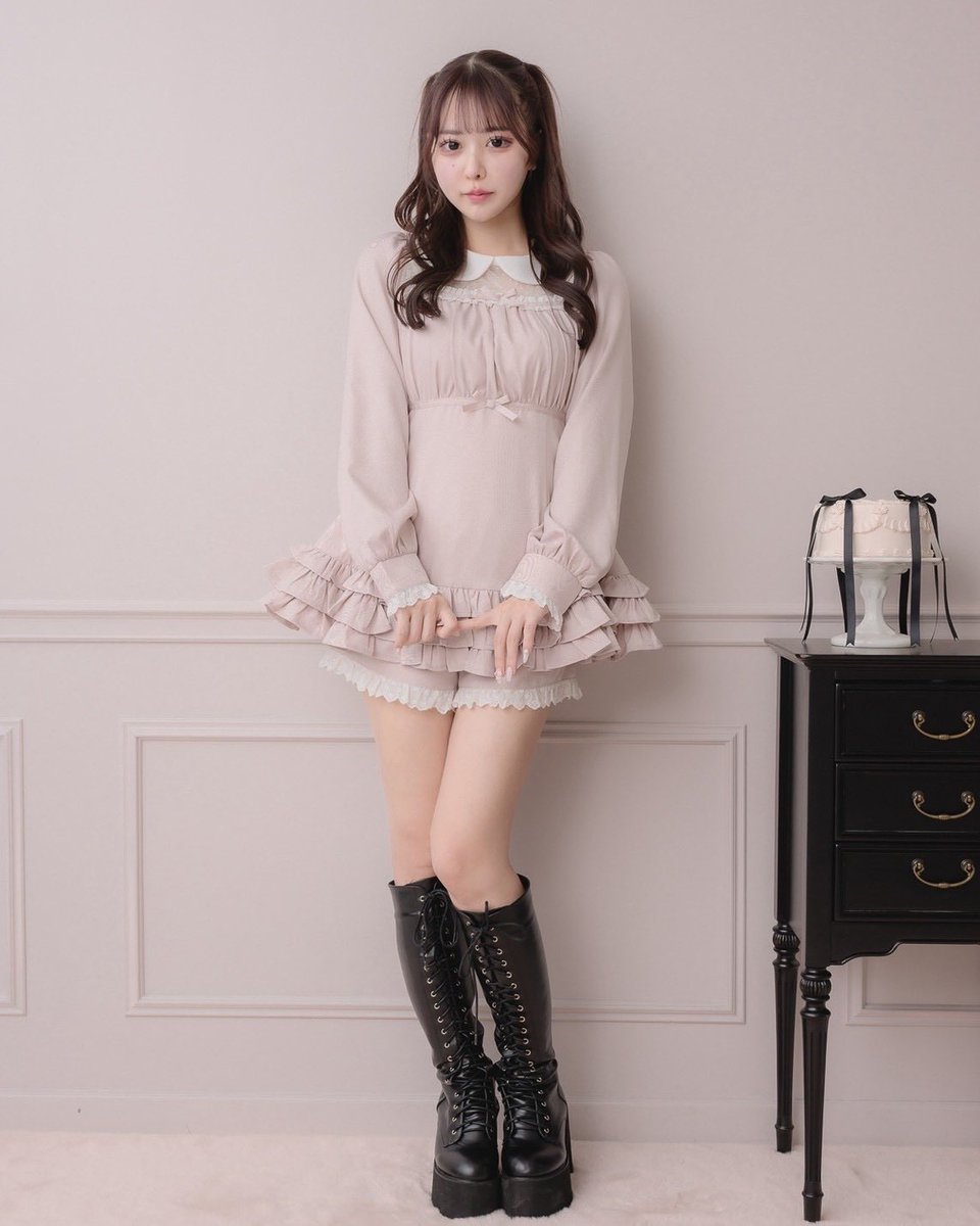 新品 pium ぴうむ チュール切り替えティアードセットアップ pium January Collection 🎀／ ♡チュール切り替えティアード