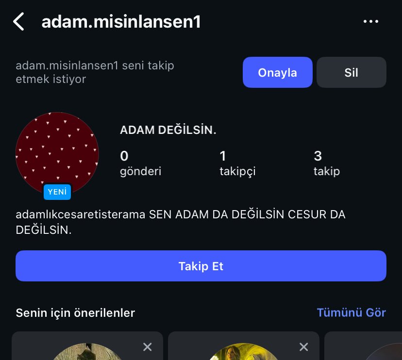 aleyynamutlu1's tweet photo. Arkadaşlar kime ne yaptım yine de bana böyle bir istek geldi şaşkınım https://t.co/XHOZLUvYR3