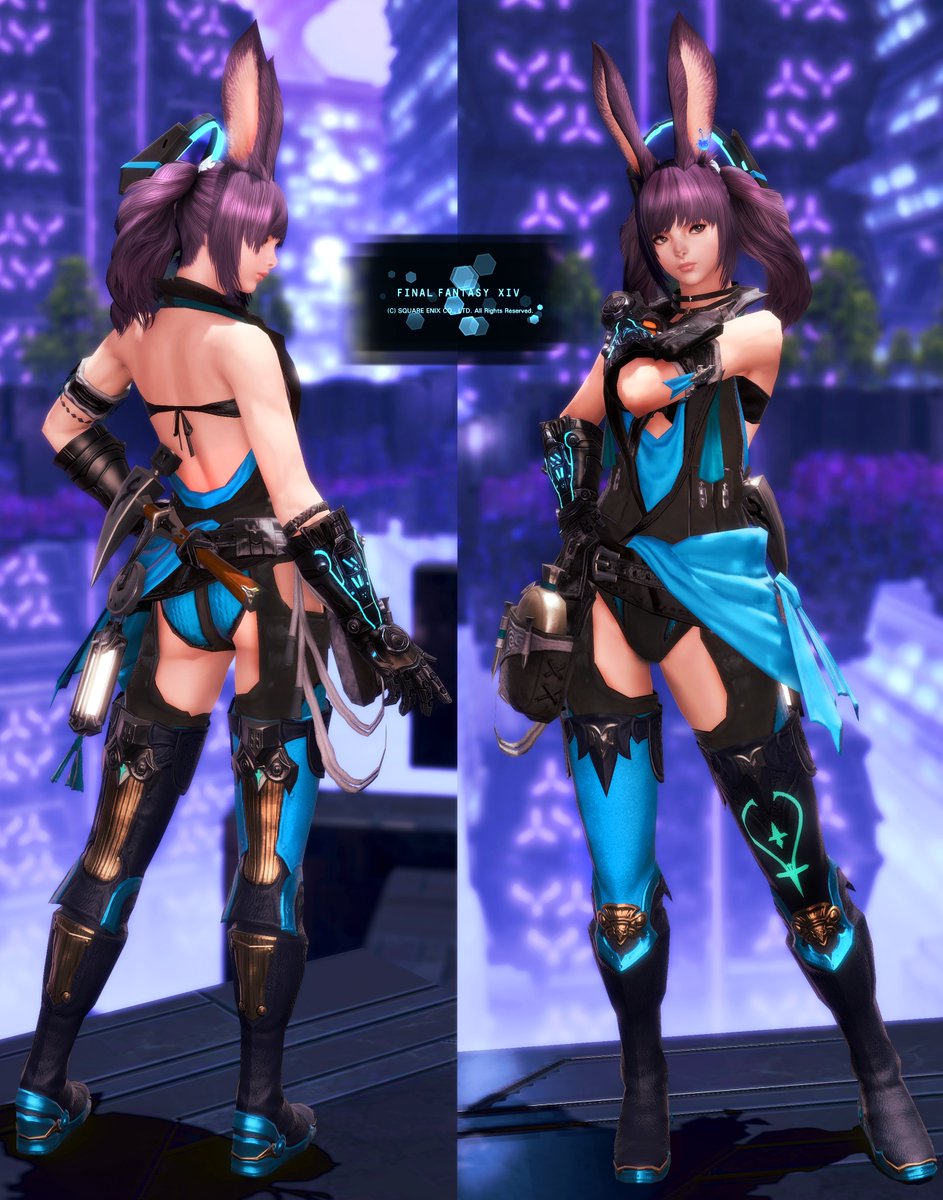 beteru7's tweet image. モンクとギャザラー兼用ミラプリ第二段🐰✨
自分的にかなり完成度高くて大満足🎶
初めてサブリガ使ったｗ
#FF14 #ミラプリ #3shineViera