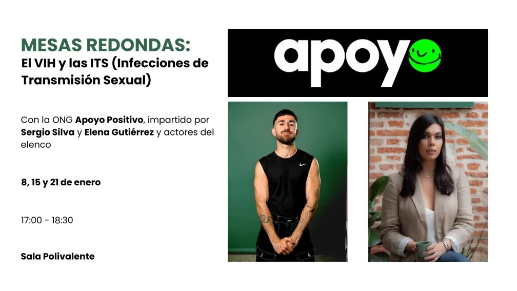 ⭕ A la vuelta de la celebración de la Epifanía, el día 8 de enero de 17:00 a 18:30 hora comenzaremos con las actividades pedagógicas alrededor de la obra RENT (30 ANIVERSARIO). Imparten la organización Apoyo positivo, Sergio Silva y Elena Gutiérrez, además de actores del elenco