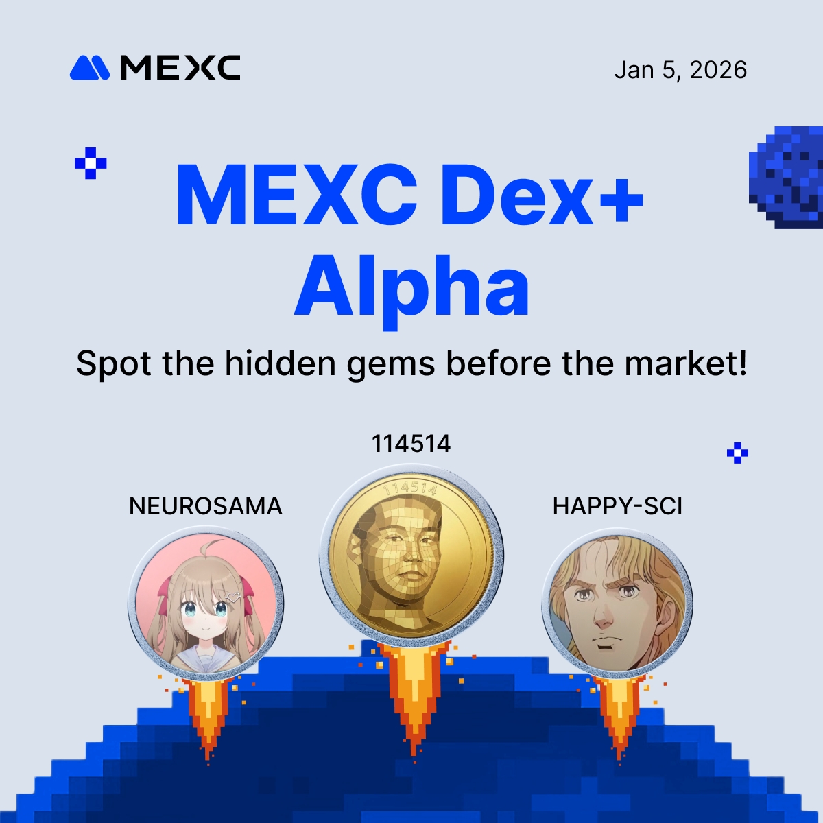 MEXC DEX+ tweet media