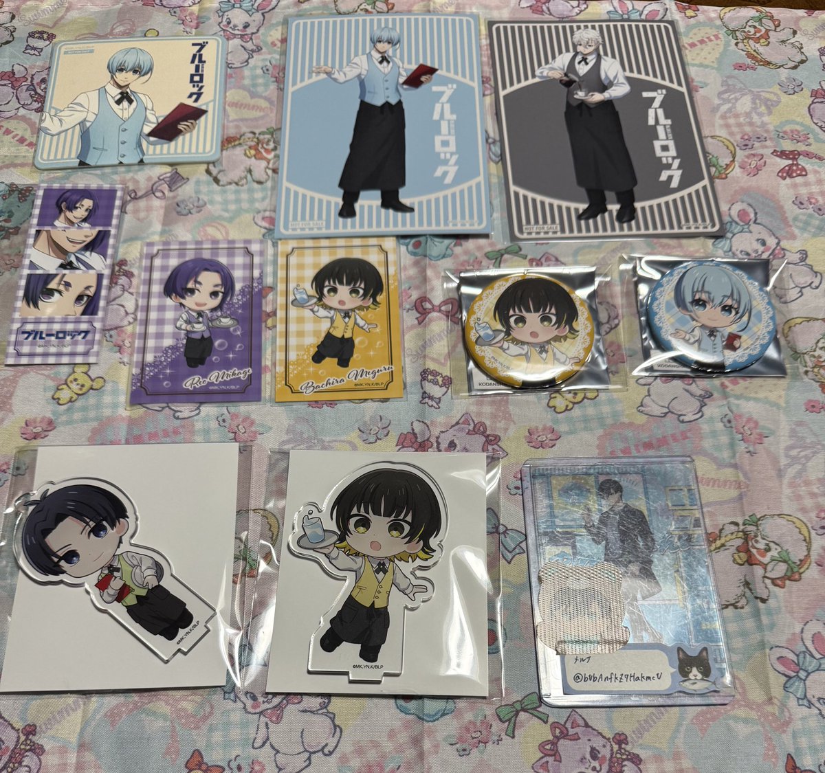 交換希望 ブルーロック プリンセスカフェ コースター 等身 譲→氷織 求