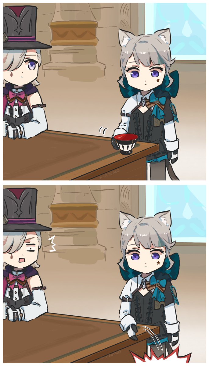 xinzoruo's tweet image. ☕️🐱