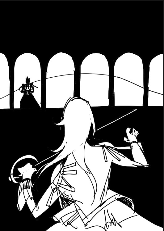 digital draft of my last #rgu post + other doodle