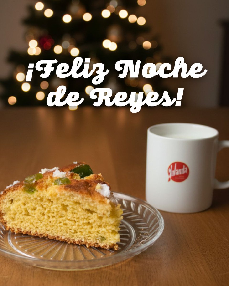 🤴 Ha llegado el día de presumir de tu roscón elaborado con harina Yolanda, ¿qué tal ha salido? ¡Que no sobre ni una miga! 
👉 Si aún no los has preparado, encuentra la receta aquí: yolanda.es/recetas/roscon…
¡Feliz Noche de Reyes! 👑