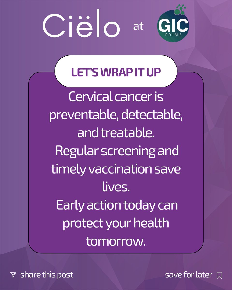 CieloHealth's tweet photo. Cervical cancer has too many myths. Facts save lives.

HPV vaccination, regular Pap smear tests, and timely screening can make all the difference.

Swipe through to bust common myths and understand what actually protects your health.

#MythBusterMonday #CervicalCancerAwareness https://t.co/b2Ob2SeClk