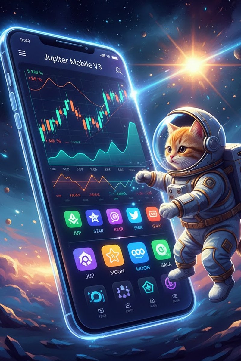 app4smile's tweet photo. Jupiter just launched Mobile V3 — full native pro trading on Solana 📱🔥
What feature are you most excited about? 💬
#JupiterMobile #21DaysOfJupiterMobile #Crypto #CryptoNews https://t.co/5bItDGgmQO