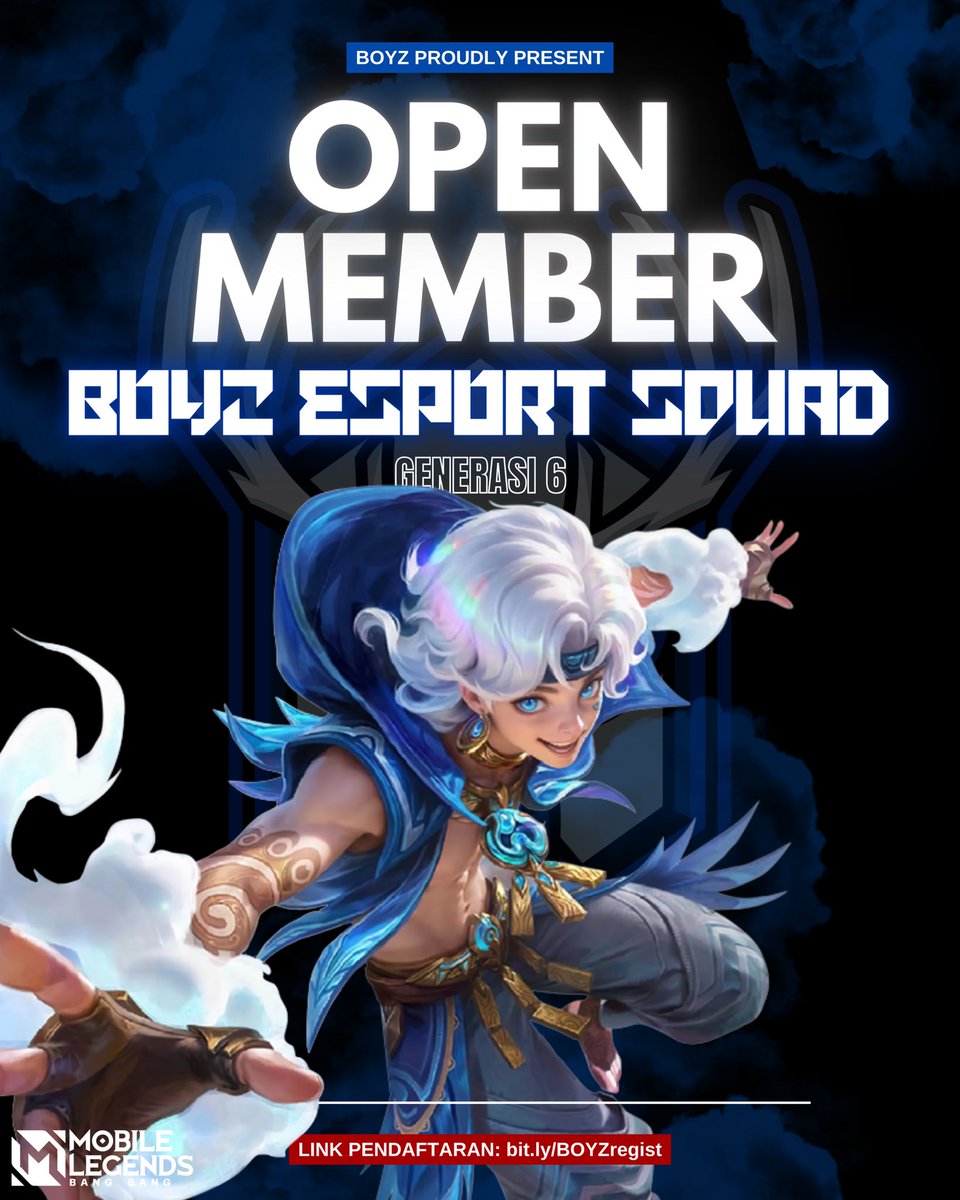 BOYZesportsteam's tweet image. 𝗕𝗢𝗬𝗭 𝗜𝗦 𝗖𝗔𝗟𝗟𝗜𝗡𝗚 𝗡𝗘𝗪 𝗠𝗘𝗠𝗕𝗘𝗥 ‼️🦌 🇮🇩

𝑨𝒏𝒕𝒍𝒆𝒓 𝑭𝒂𝒊𝒕𝒉 𝑺𝒒𝒖𝒂𝒅 membuka kembali pendaftaran untuk masuk kedalam tim terbaik di 39 ini! 🎉

RT tweet ini dan silahkan mengisi formulir pendaftaran: bit.ly/BOYZregist 

Prove your worth with us😎