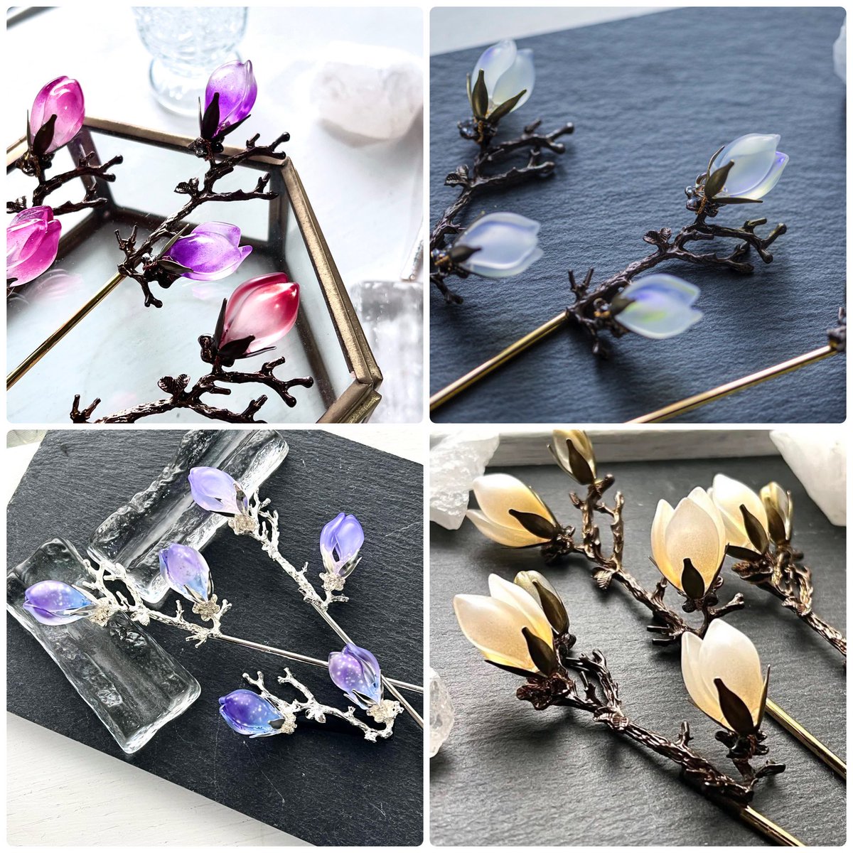 はくとん様❤️おまとめ専用ページです。11/10まで♡ 桃源郷通販は11日まで。 今ある原画はこちらの四点です。 どうぞ