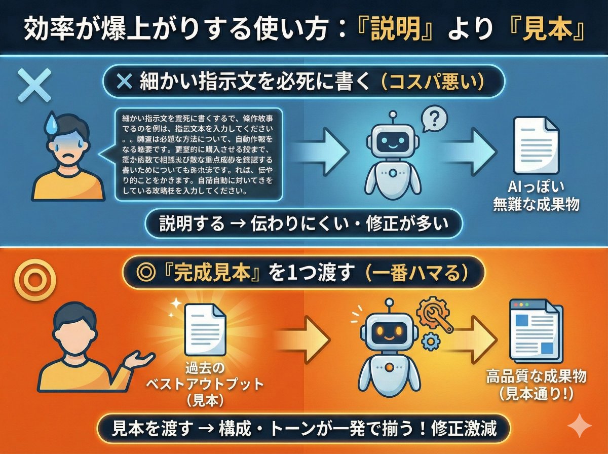 bicha_nure's tweet photo. 最近一部で話題になってる AIエージェント「Manus」
これはマジで世界変わるやつ
ChatGPTみたいな
「会話して終わりのAI」じゃなくて
これは 「指示した作業を、最後までやり切ろうとするAI」って感じ

最近Meta社に20億ドルで買収されたけど
それくらいの実力があるAI

◯結局Manusって何ができるの？

ChatGPT →「これについて教えて」
Manus →「これ作っといて」
っていう役割分担

調査 → 構成 → 生成 みたいな複数ステップのタスクを
まとめて処理する前提のAIエージェント
ブラウザ操作したり、情報を集めたり、コード書いたり 
ファイル作ったり
そういう「実作業寄り」の動きが特徴

ここからがちょっと大事な話👇
◯効率が上がりやすい使い方の考え方
Manusに 長文でがんばって指示を書く人結構多いけど
正直それ、コスパあんまり良くない

Manusで一番ハマりやすいのは
「説明する」より「見本を渡す」

◯やり方はシンプル
まず「完成度の高いやつ」を用意 
・過去のプレゼン資料
・構成がキマってるレポート
・書き慣れたコード
とか自分のベストアウトプット物を1つ投げる

「この資料の構成やルールを分析して 同じ感じで、今回の〇〇を作って」
これだけ

◯なんでこれが効くのか
ゼロから作らせるとどうしても
「AIっぽい無難な成果物」になりがち
でも  参照用の完成データがあると
・構成 ・トーン ・粒度が一気に揃いやすくなって
結果として修正の往復が激減する

◯まとめると
× 細かい指示文を必死に書く
◎ 「これと同じノリでやって」と完成形を見せる

Manusは 「優秀だけど空気はまだ読めない新人」 みたいな感じ
マニュアル読ませるより先輩の成果物を横で見せた方が 理解が早いタイプ

まだ使ったことない人は
無料で500クレジットもらえるから使ってみて
https://t.co/qv2MuA4v9w