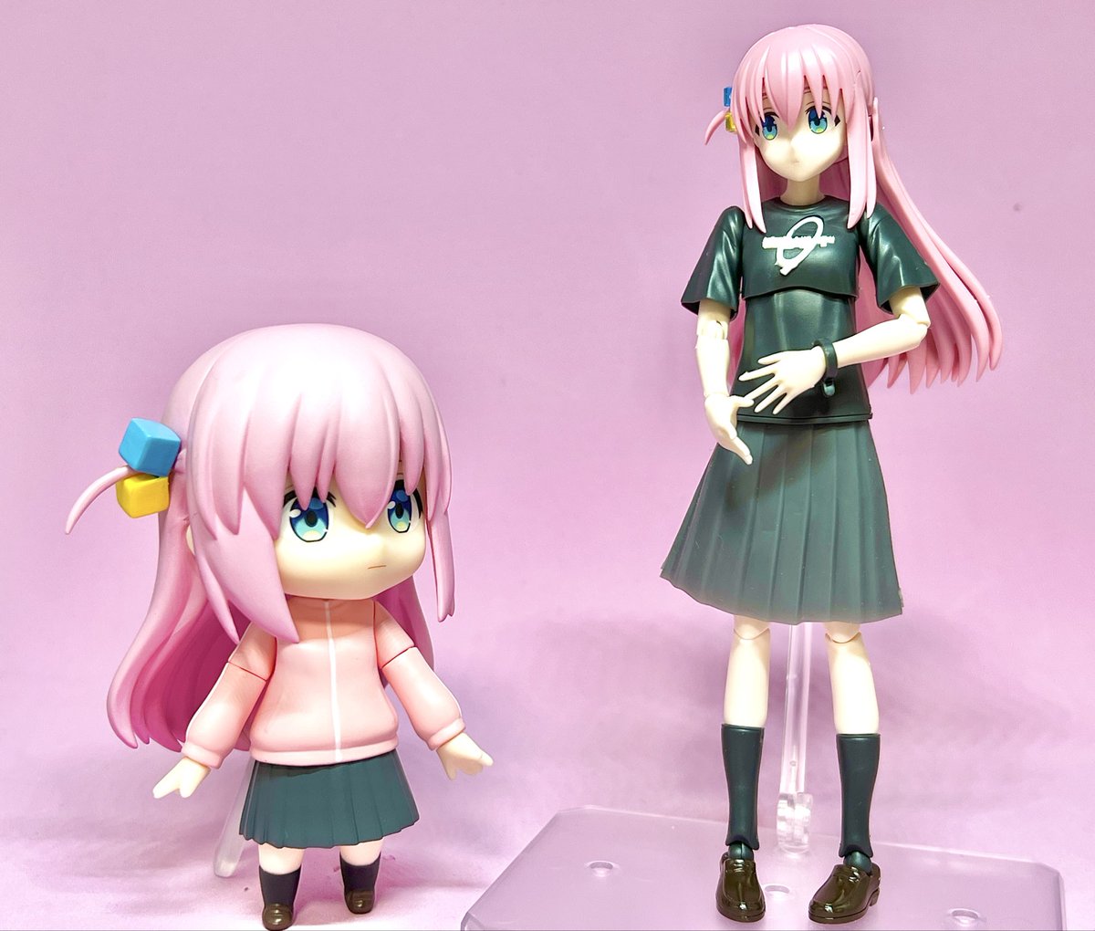 のりちゃん！　おまとめ計30体 先日購入したぼっちちゃんプラモ、完成しました！ 30MLシリーズなので