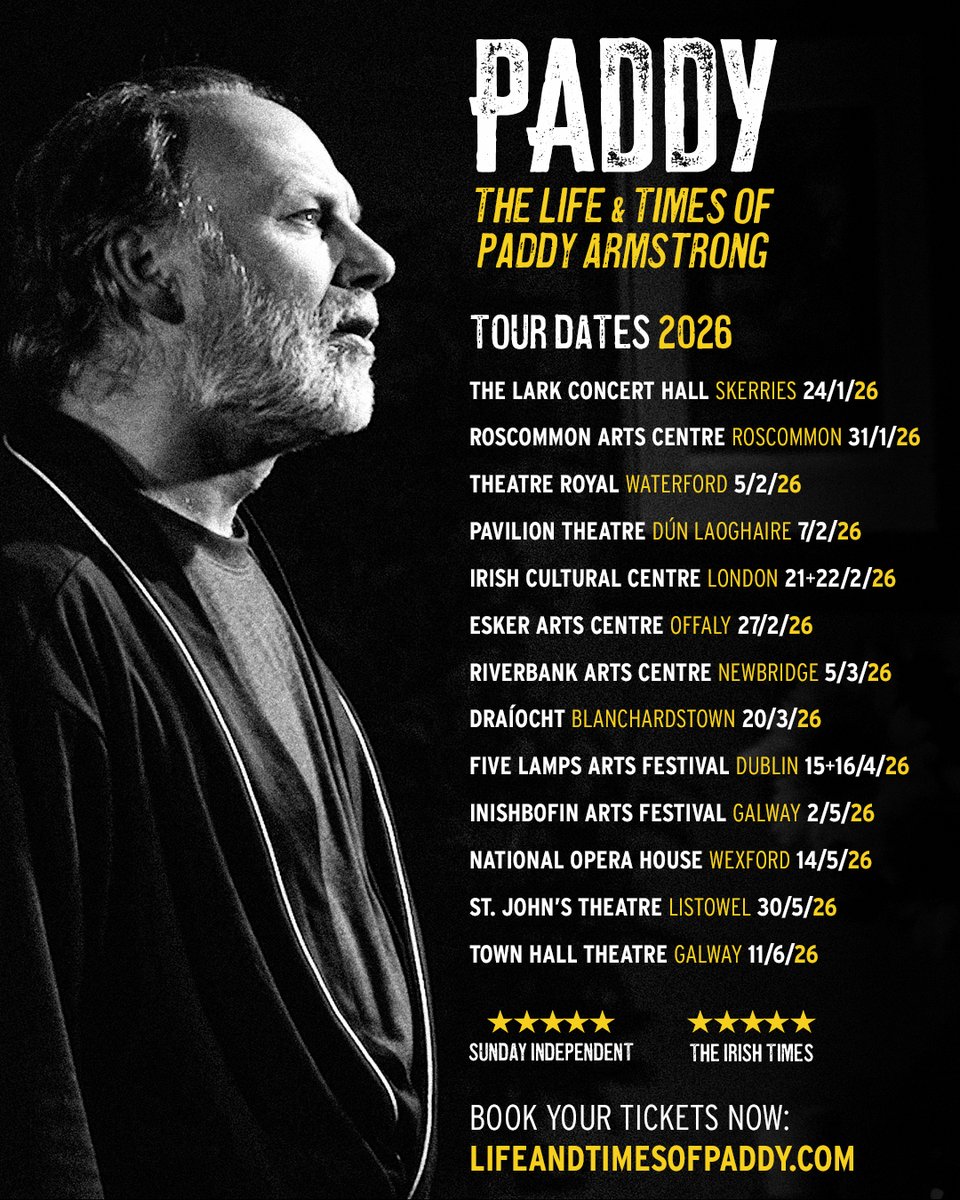lifetimespaddy's tweet photo. We can't wait to get back out on the road in 2026!! 🎭. 😊💚
BOOK YOUR TIX 🎟️✨
https://t.co/xc90a1Pl5L
#thelifeandtimesofpaddyarmstrong #paddy #irish #ireland #performance #paddyarmstrong #GuildfordFour #irishtheatre #irishhistory #theatrelife #HistoricalDrama #MustSeePlay https://t.co/wuppIrXZNh