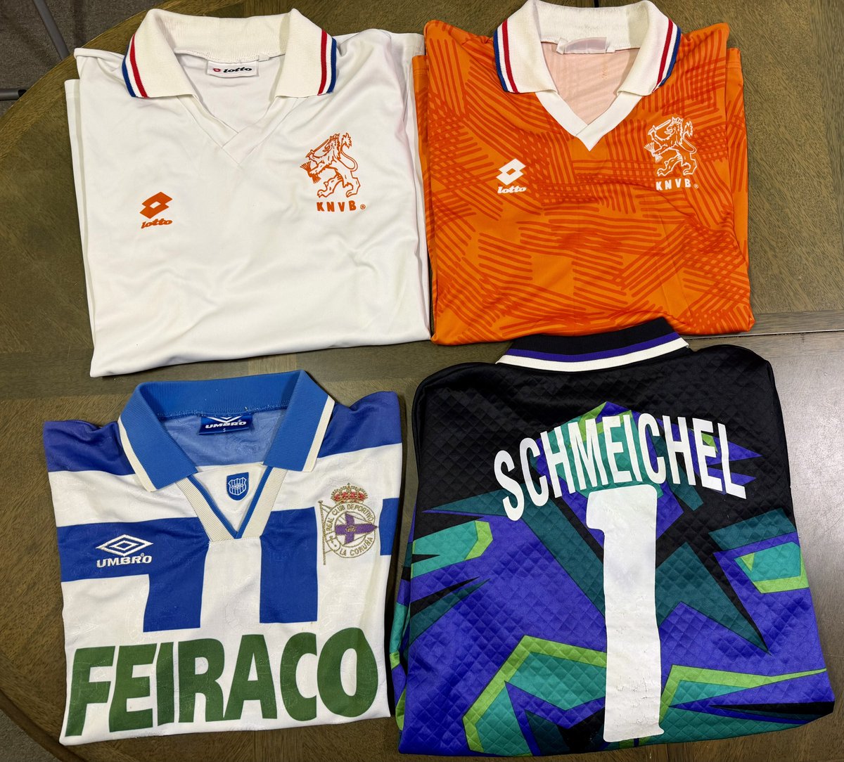 サッカーユニフォームSALE戦利品⚽️追加分 91-93オランダ（H）（A）4k