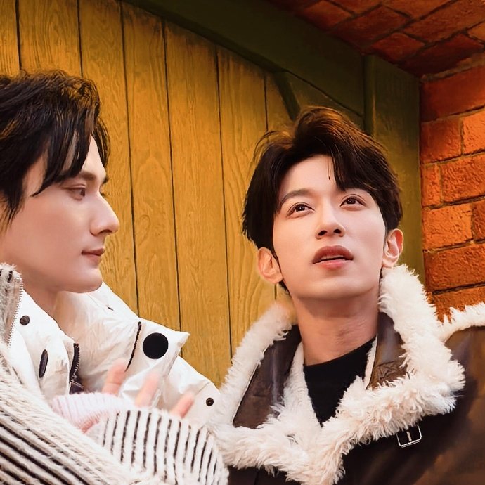 iluvuyuju's tweet image. Li Peien, Jiang Heng, please be safe and more happy 🥺🥹 may the best universe can always protect you, dont be sad again