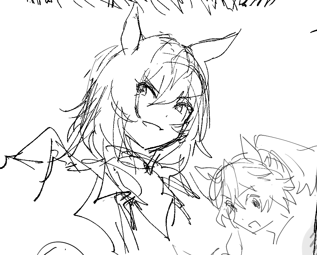 cereu57's tweet image. uma sketches