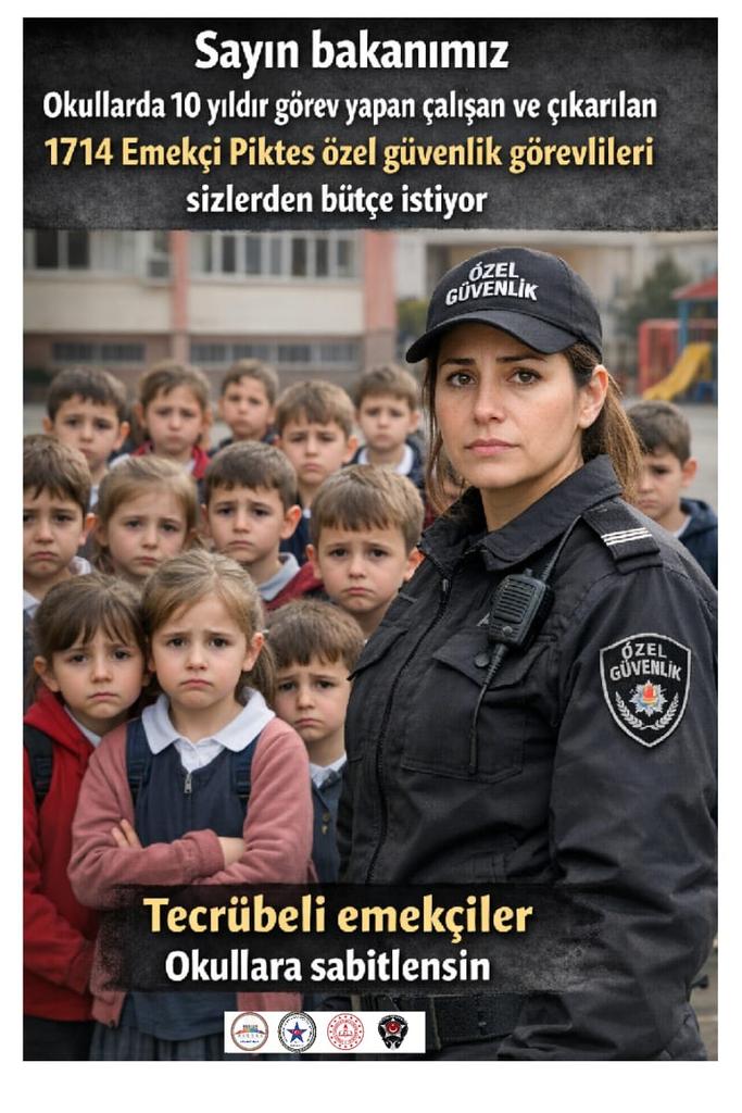 <a href="/isikhanvedat/">Prof. Dr. Vedat Işıkhan</a> #Piktes
<a href="/memetsimsek/">Mehmet Simsek</a>
<a href="/isikhanvedat/">Prof. Dr. Vedat Işıkhan</a>
<a href="/csgbakanligi/">T.C. Çalışma ve Sosyal Güvenlik Bakanlığı</a>
🛑 OKULLARDA SİLAH
KONUŞUYORSA 
ÖZEL GÜVENLİK ZORUNLUDUR

🛑 1714 PİKTES ÖZEL GÜVENLİKLER 
10 YILLIK TECRÜBEYLE GÖREVE HAZIR

🛑 SAYIN YETKİLİLER
ÖĞRETMENLER MÜDÜRLER VURULUYOR 🚨OKULLAR TEHLİKEDE