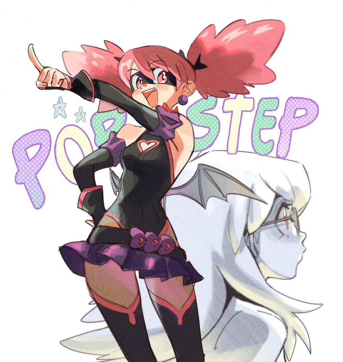 olivetart_'s tweet image. Season 2 of Vigilantes starts today! here's some art from last year of Pop🌟Step and The Cruller! 
#ヒロアカ #MHAvigilantes #mha