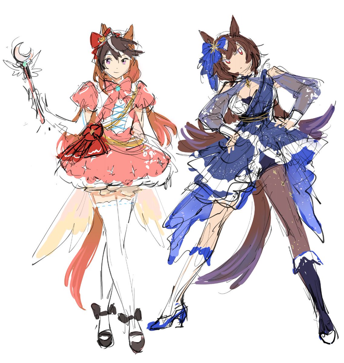 cereu57's tweet image. uma sketches