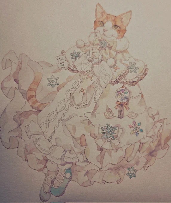 冬の茶白ちゃん (加筆したので載せなおします。 いいね下さってありがとうございました)
