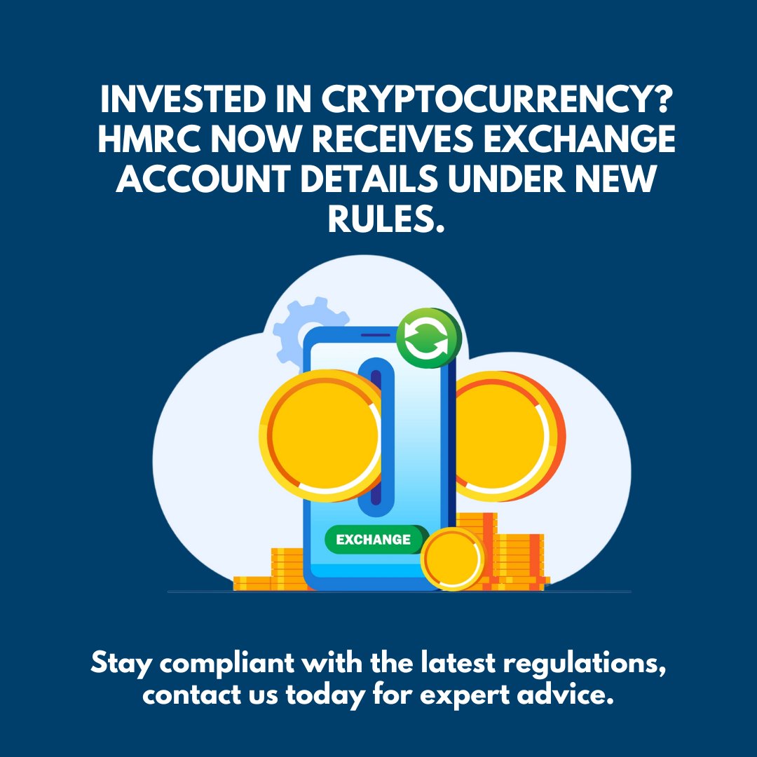 Invested in cryptocurrency? New rules mean exchange account details are now  being shared with HMRC. If tax has not been declared, penalties may follow,  but voluntary disclosure could help limit fines. Speak