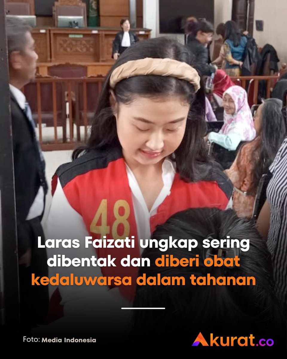 Dalam pleidoi yang dibacakan Senin (5/1), Laras Faizati, terdakwa kasus penghasutan pembakaran Gedung Mabes  Polri, mengaku sering dibentak dan diperlakukan kasar oleh petugas penjara. 

Pernah pula diberi obat kedaluwarsa oleh petugas di  tahanan saat sedang sakit.

“Ketika saya