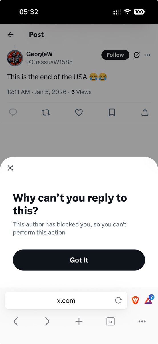 Looks like George didn’t believe enough in his post to welcome a response.